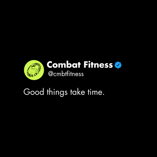 Good things take time.